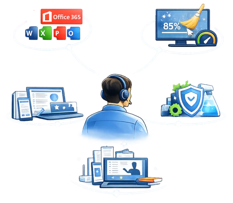Assistance informatique à distance